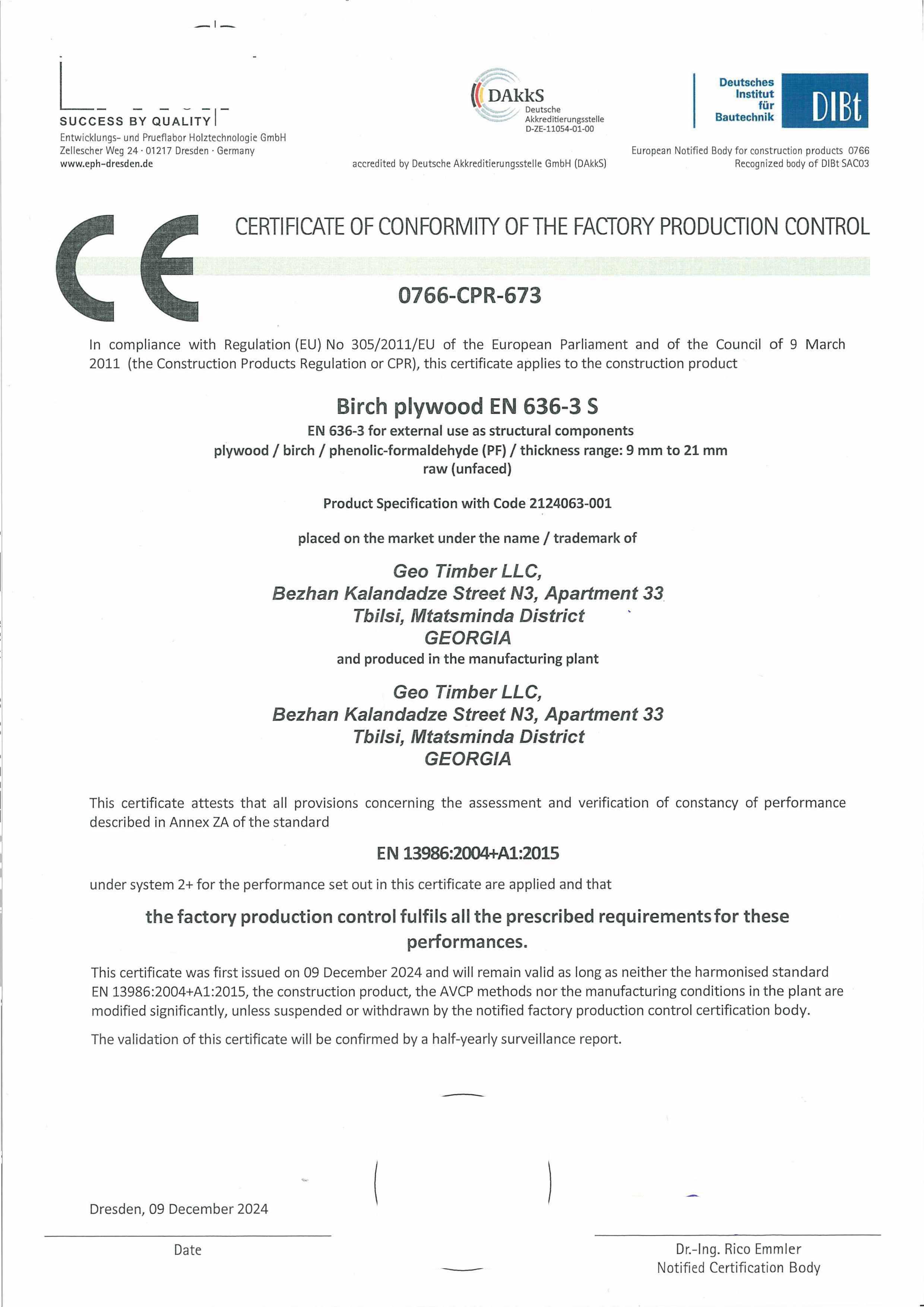 CE Certificate Preview